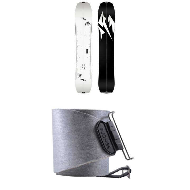 Jones Ultralight Solution Splitboard + Nomad Pro Quick Tension Tail Clip Splitboard Skins