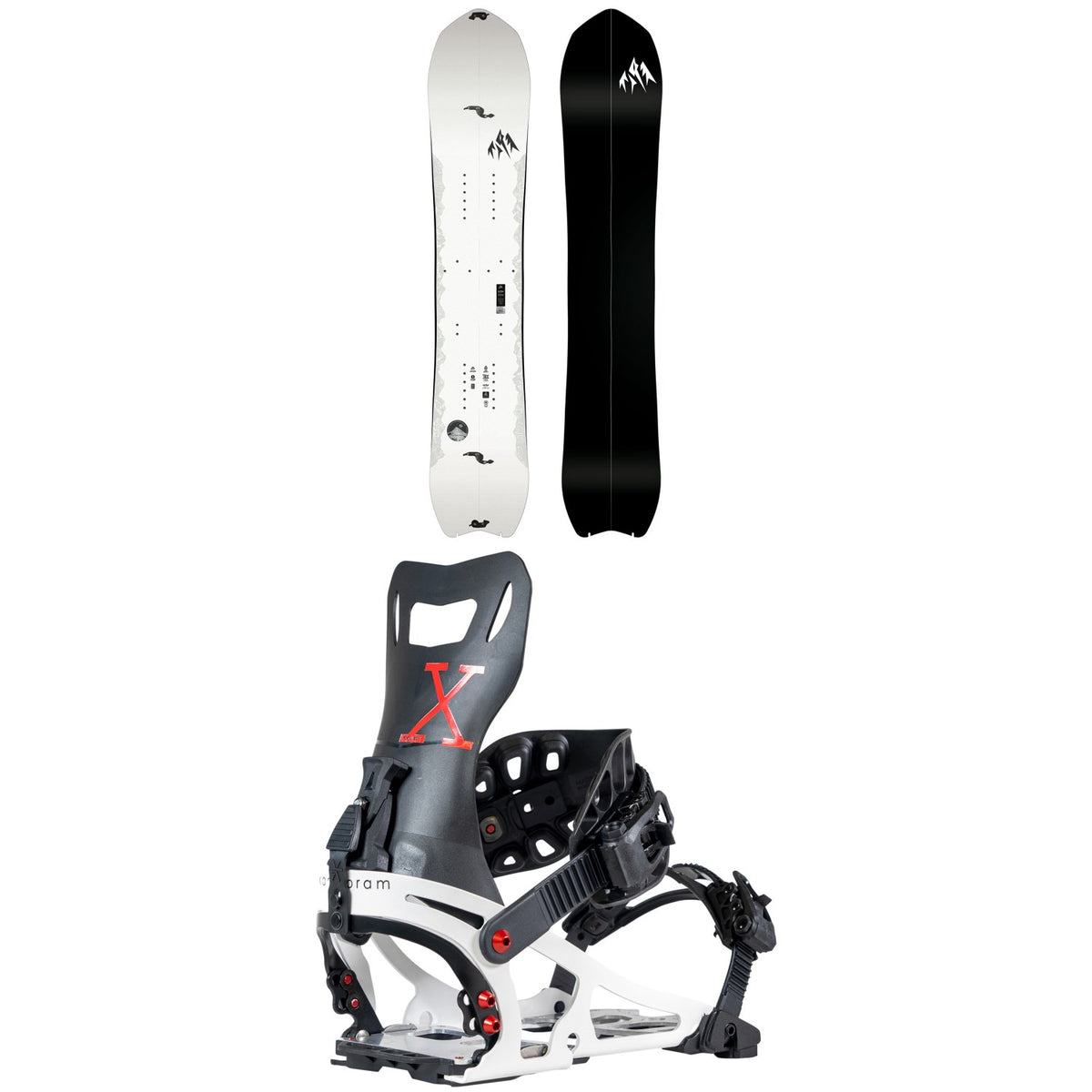 Jones Ultralight Stratos Splitboard + Karakoram Prime-X + Split Interface Splitboard Bindings