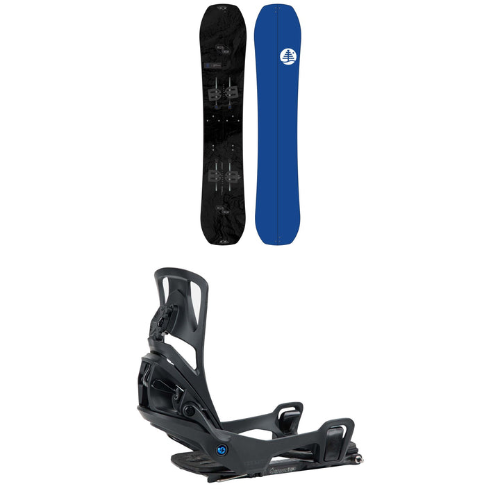Burton Family Tree Hometown Hero Splitboard + Step On Splitboard Bindings - Women's