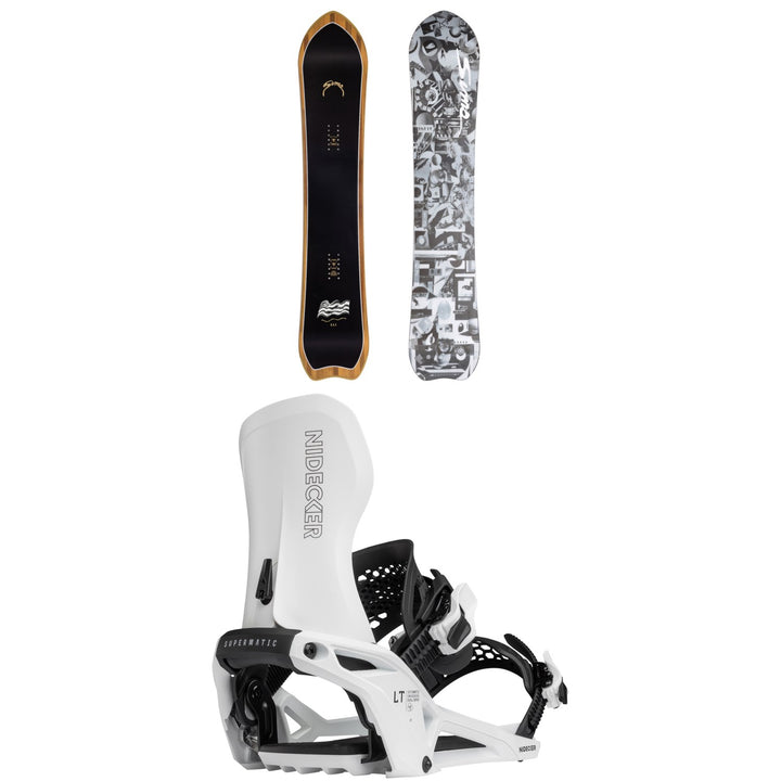 Sims UAP Snowboard + Nidecker LT Supermatic Snowboard Bindings 2026