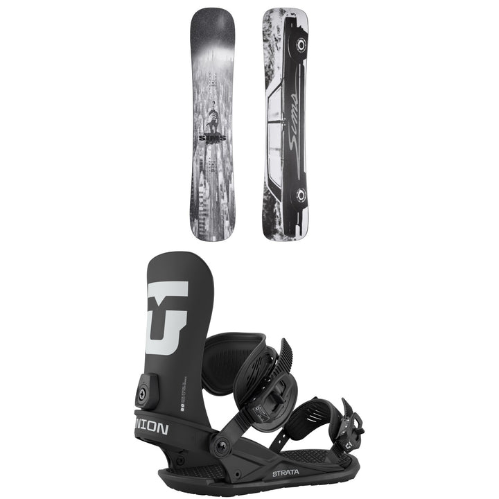 Sims Mystery Lunch Snowboard + Union Strata Snowboard Bindings 2026