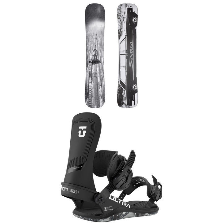 Sims Mystery Lunch Snowboard + Union Ultra Snowboard Bindings 2026