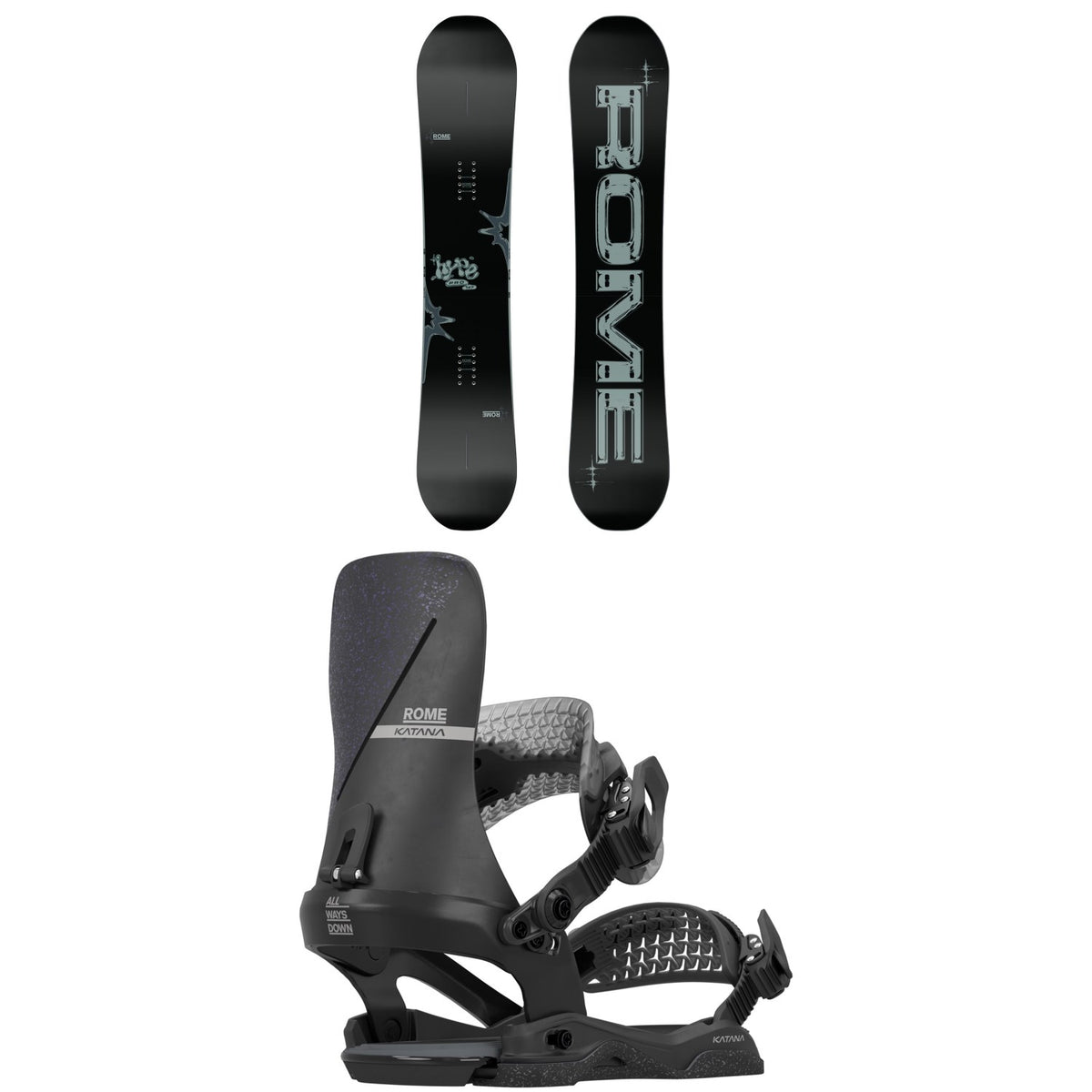 Rome Hype Pro Snowboard + Katana AW Snowboard Bindings - Women's 2026