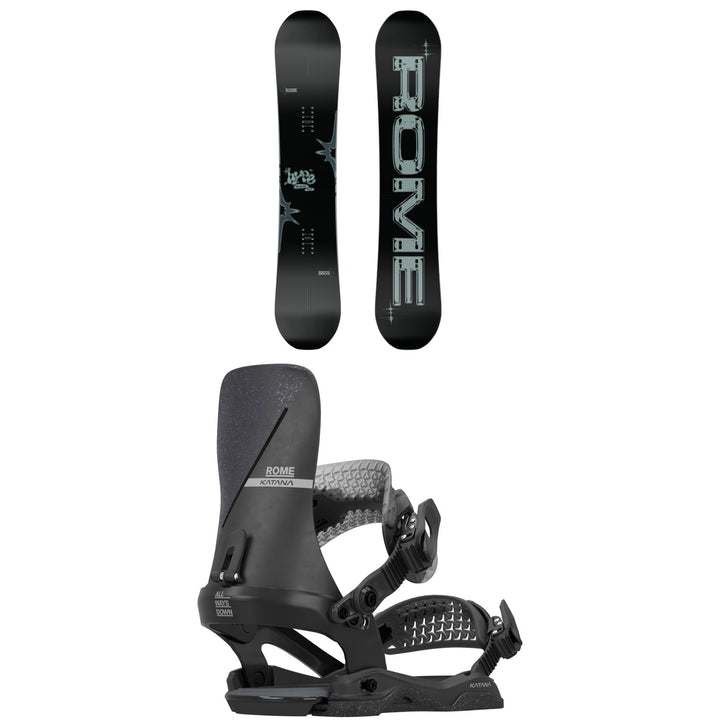 Rome Hype Pro Snowboard + Katana AW Snowboard Bindings - Women's 2026