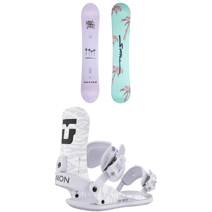 Sims Salt Snowboard + Union Legacy Snowboard Bindings - Women's 2026