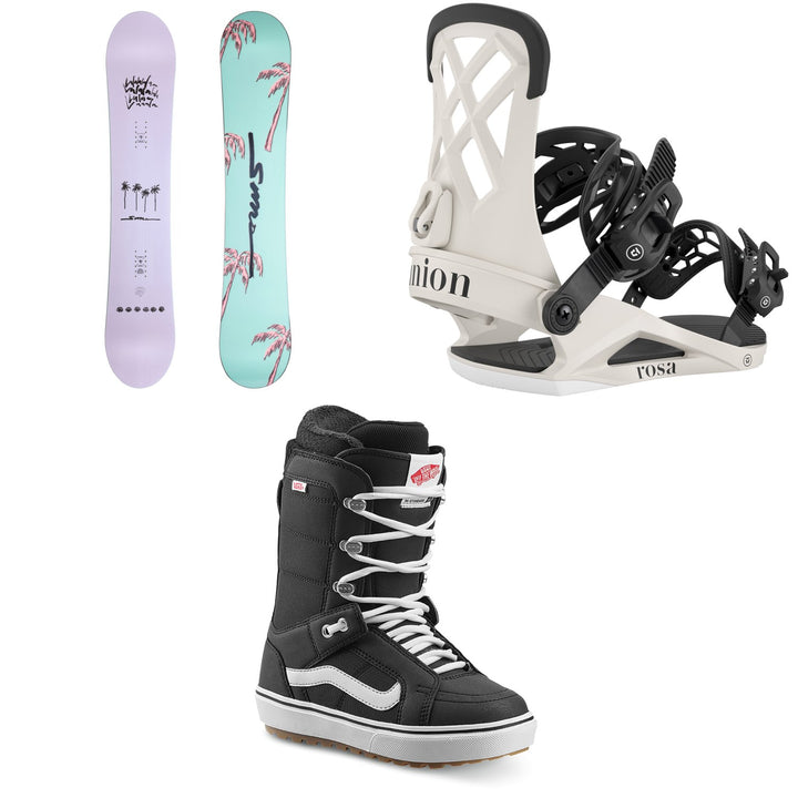 Sims Salt Snowboard + Union Rosa Snowboard Bindings + Vans Hi Standard OG Snowboard Boots - Women's 2026