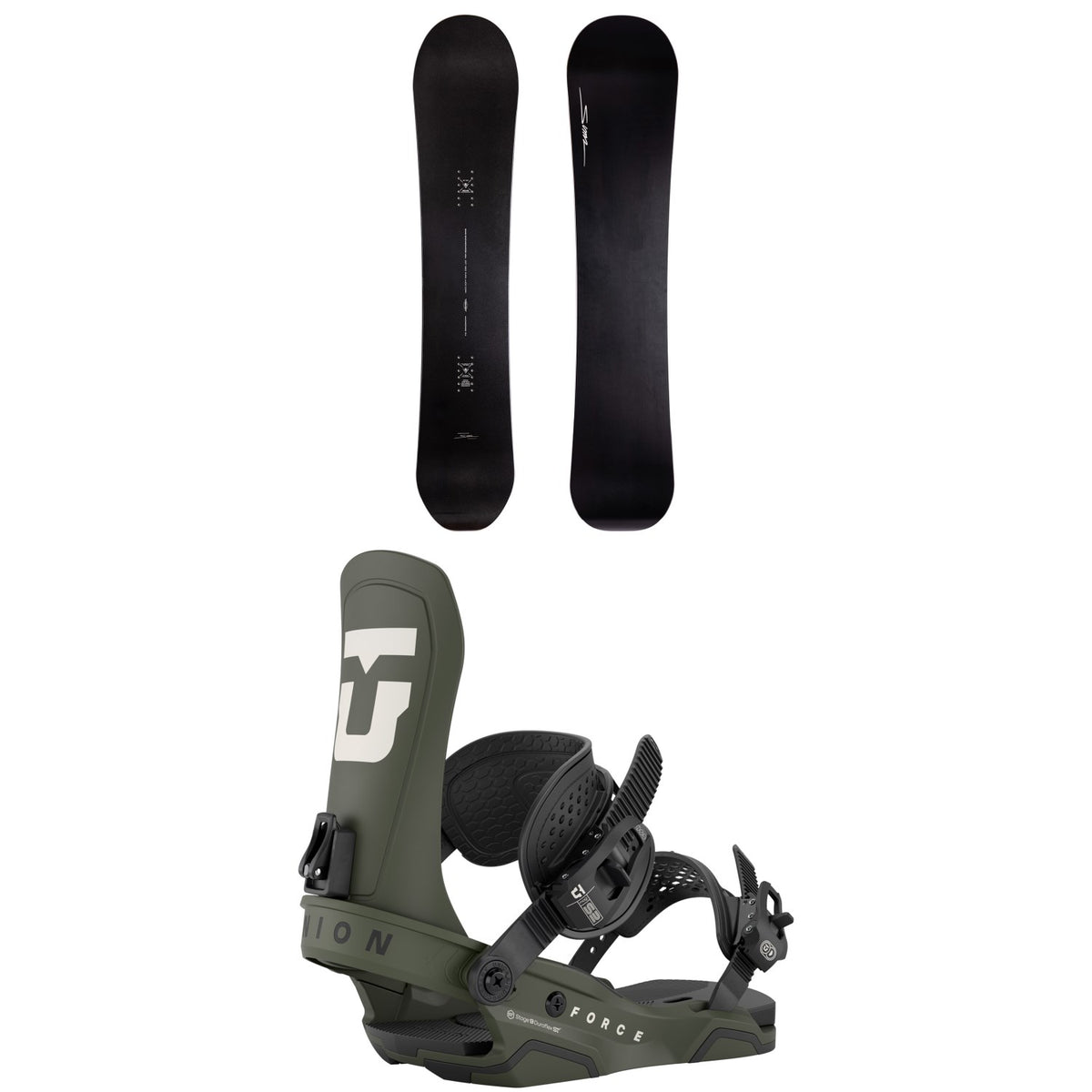 Sims Macrodose Snowboard + Union Force Snowboard Bindings 2026