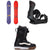 Sims Nub Snowboard 2025 + Season Meld Snowboard Bindings + Vans Aura Pro Snowboard Boots