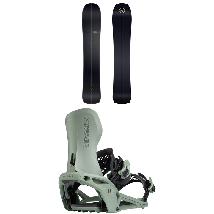Nidecker The Smoke Snowboard + LT Supermatic Snowboard Bindings 2026