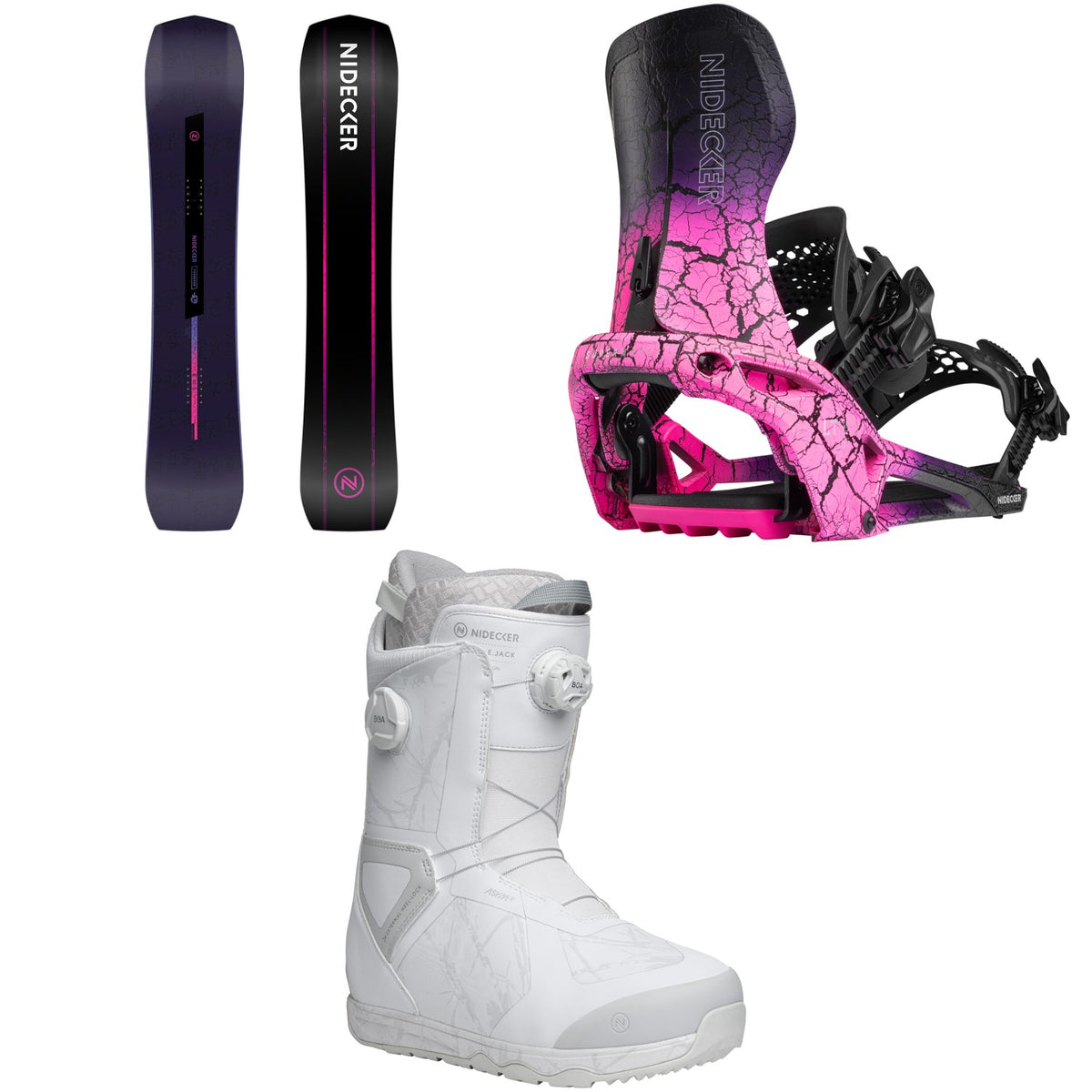 Nidecker Thruster Snowboard + LT Supermatic Snowboard Bindings + Kita Snowboard Boots 2026