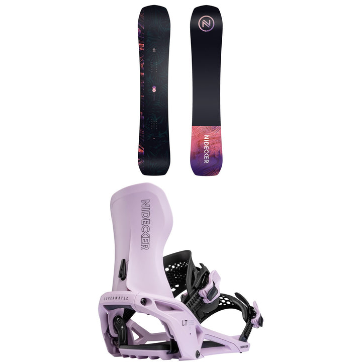 Nidecker Venus Plus Snowboard + Nidecker LT Supermatic Snowboard Bindings - Women's 2026