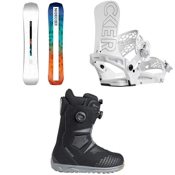 Nidecker Escape Snowboard + Kaon Snowboard Bindings + Altai Snowboard Boots 2026