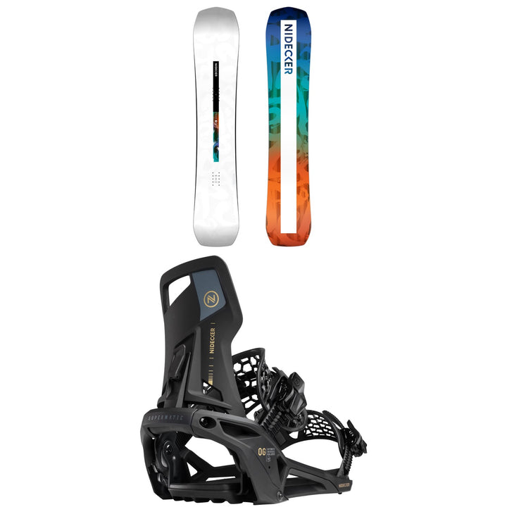 Nidecker Escape Snowboard + OG Supermatic Snowboard Bindings