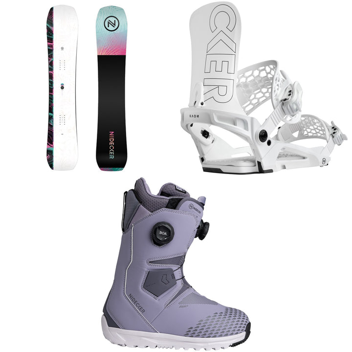 Nidecker Venus Snowboard + Kaon Snowboard Bindings + Altai Snowboard Boots - Women's 2026
