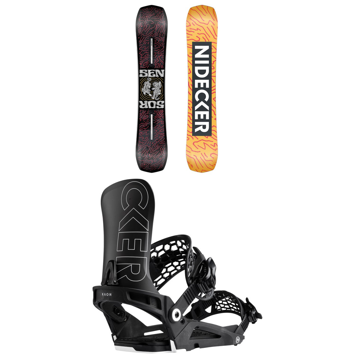 Nidecker Sensor Snowboard + Kaon Snowboard Bindings - Women's 2026