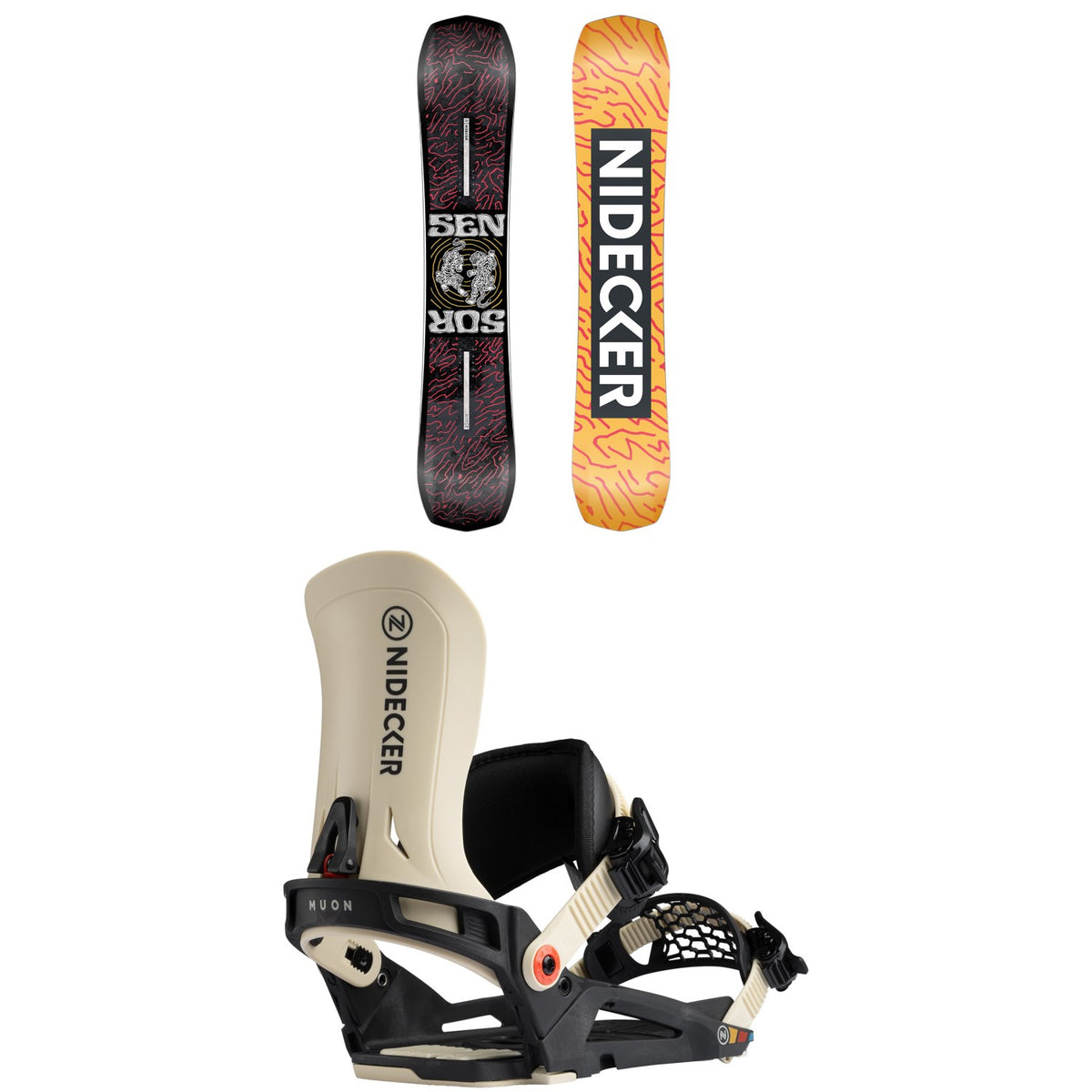 Nidecker Sensor Snowboard + Muon Snowboard Bindings - Women's 2026