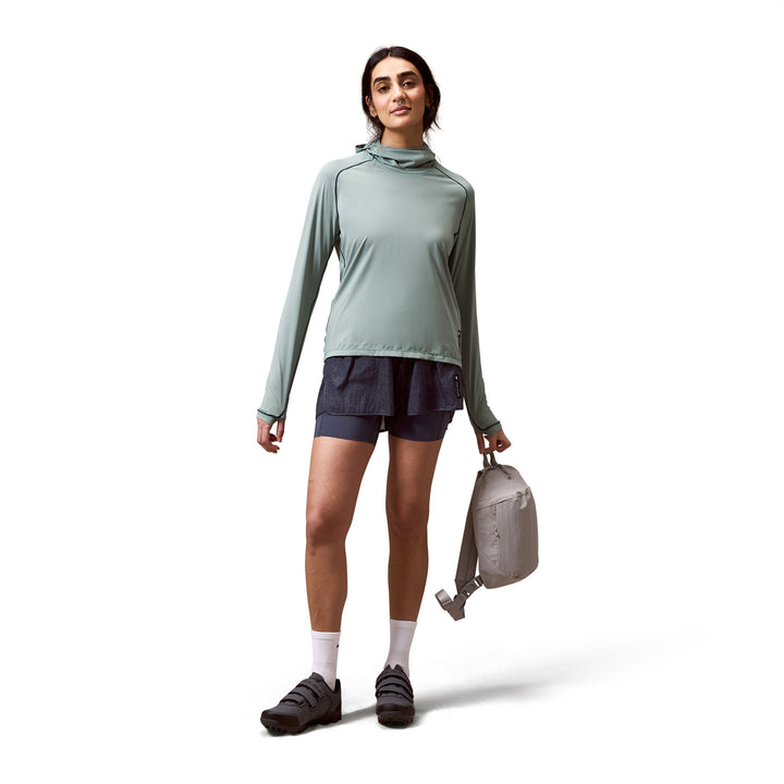 Endura AllTrack Rout Scuba Hoodie - Women's Sage Green