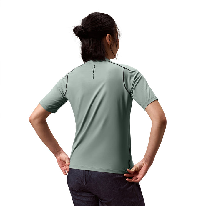 Endura AllTrack Rout Short-Sleeve Tech Tee - Women's Sage Green