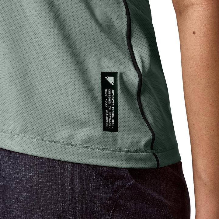 Endura AllTrack Rout Short-Sleeve Tech Tee - Women's Sage Green