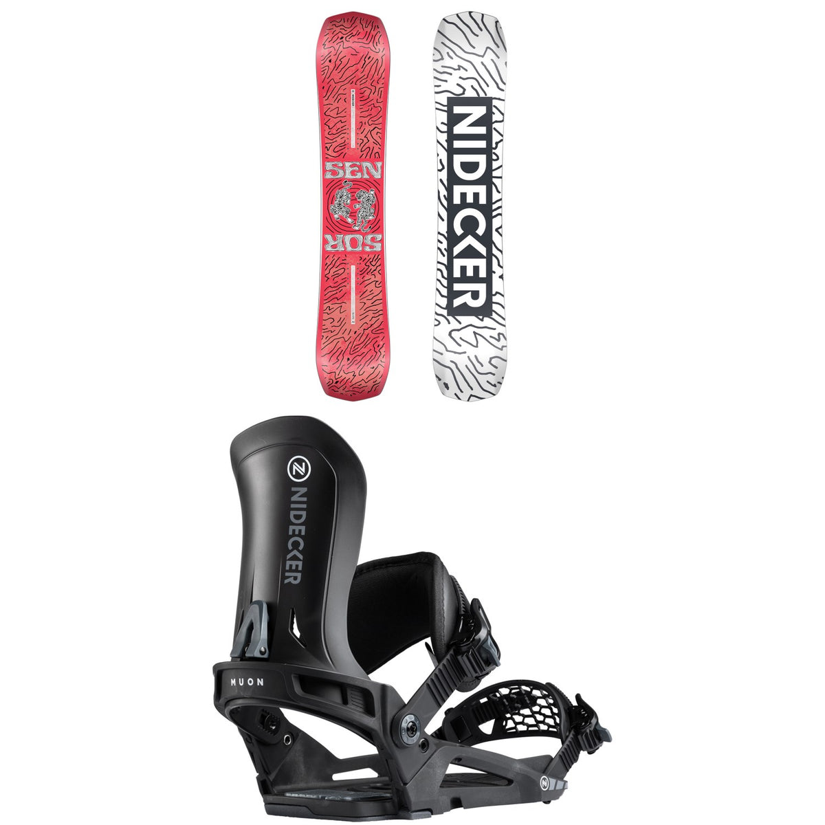Nidecker Sensor Snowboard + Muon Snowboard Bindings 2026