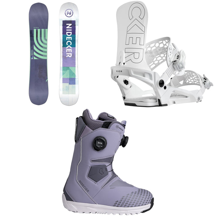 Nidecker Astral Snowboard + Kaon Snowboard Bindings  + Altai Snowboard Boots - Women's 2026