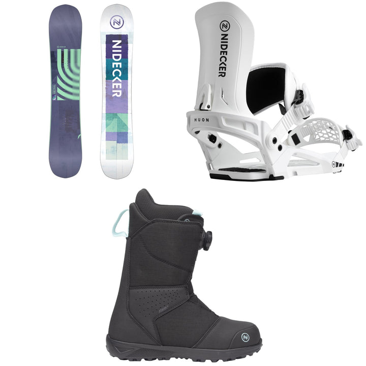 Nidecker Astral Snowboard + Muon Snowboard Bindings + Sierra Snowboard Boots - Women's 2026