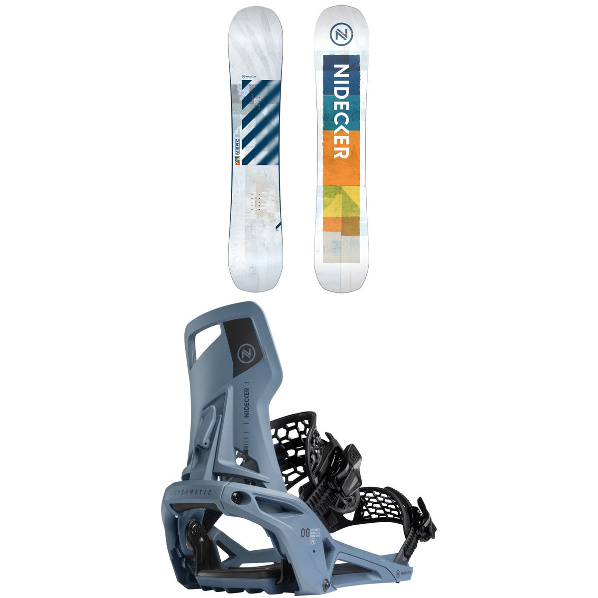 Nidecker Merc Snowboard + OG Supermatic Snowboard Bindings 2026