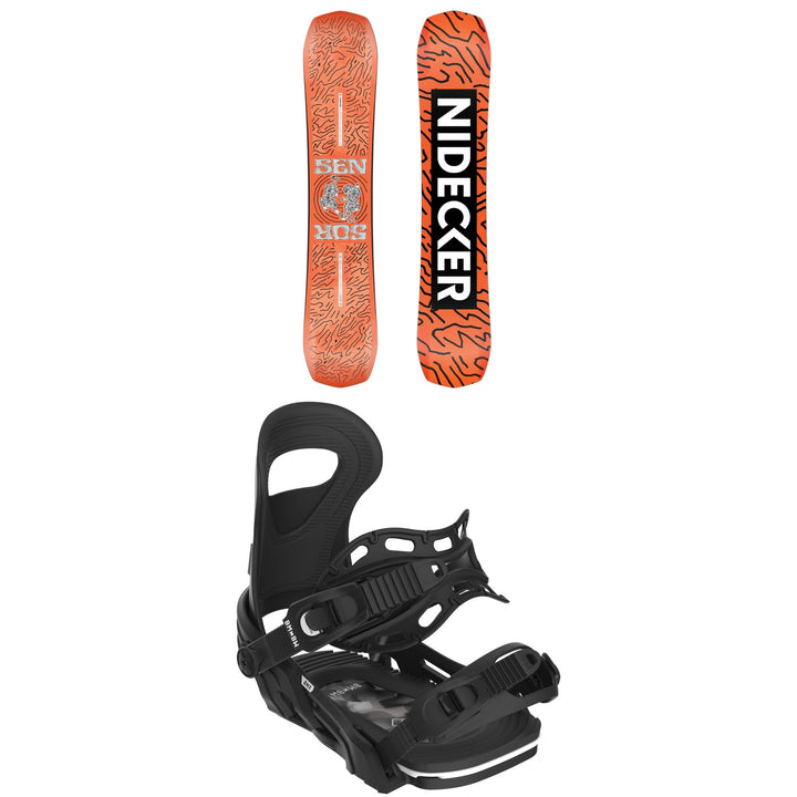 Nidecker Sensor Snowboard + Bent Metal BMX Snowboard Bindings - Kids' 2026