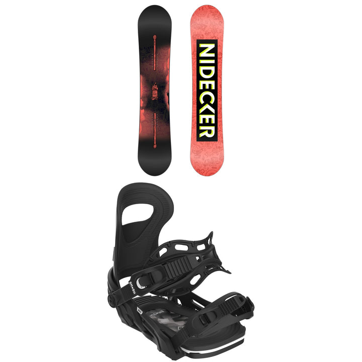 Nidecker Sensor Pro Snowboard + Bent Metal BMX Snowboard Bindings - Kids' 2026