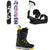 Rossignol WU-JI Snowboard + Season Meld Snowboard Bindings + RS Hybrid Snowboard Boots