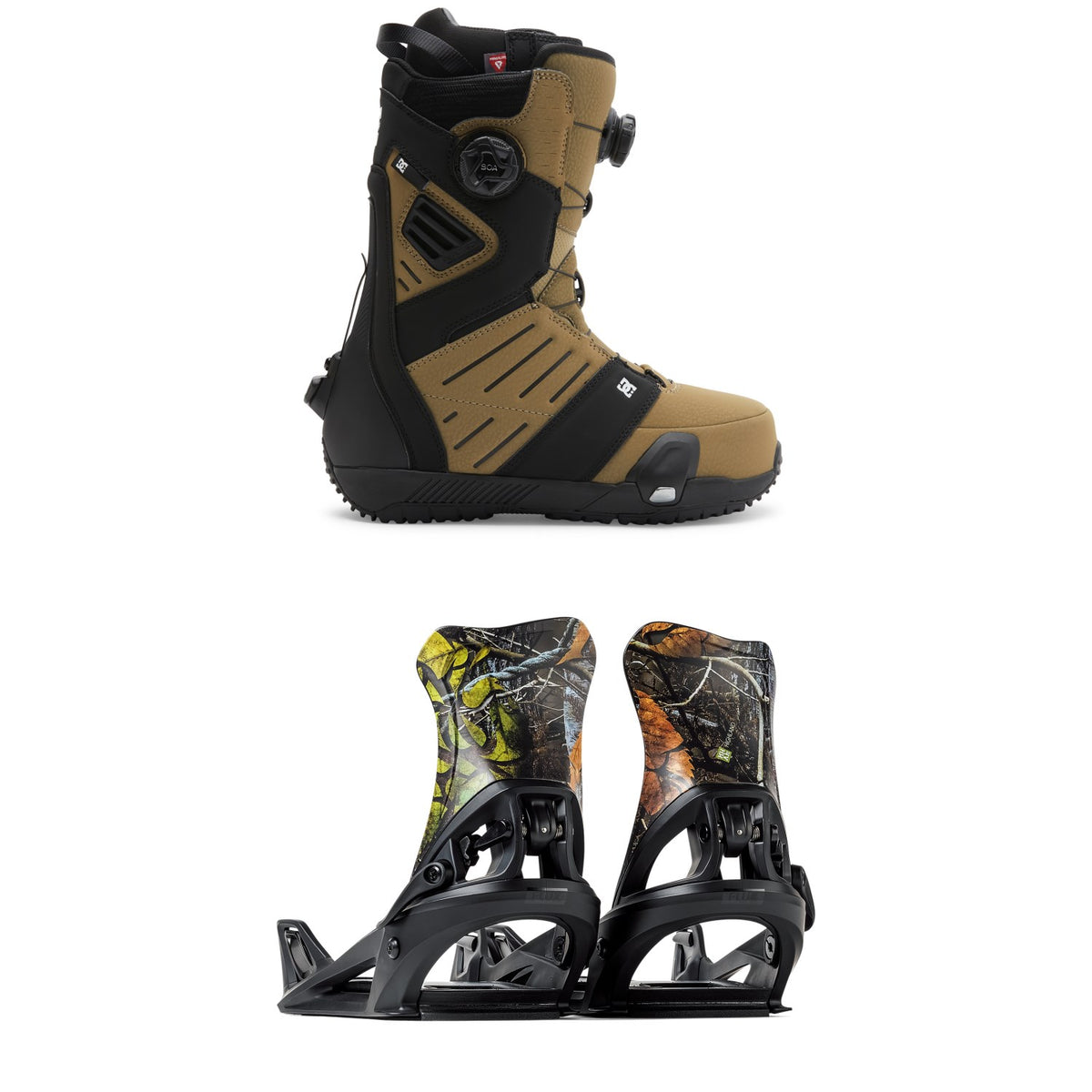DC Judge Step On Snowboard Boots + Flux DS Step On Snowboard Bindings 2026