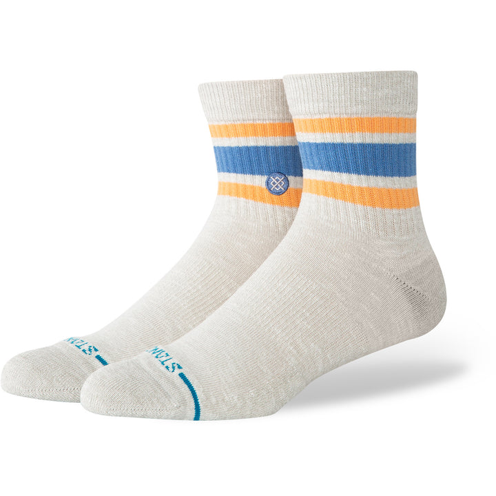 Stance Slub Boyd Quarter Socks Heather Grey