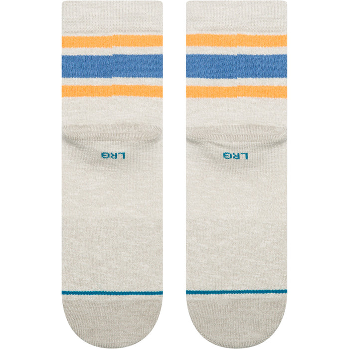 Stance Slub Boyd Quarter Socks Heather Grey