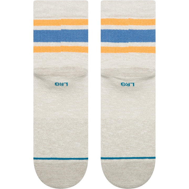 Stance Slub Boyd Quarter Socks Heather Grey