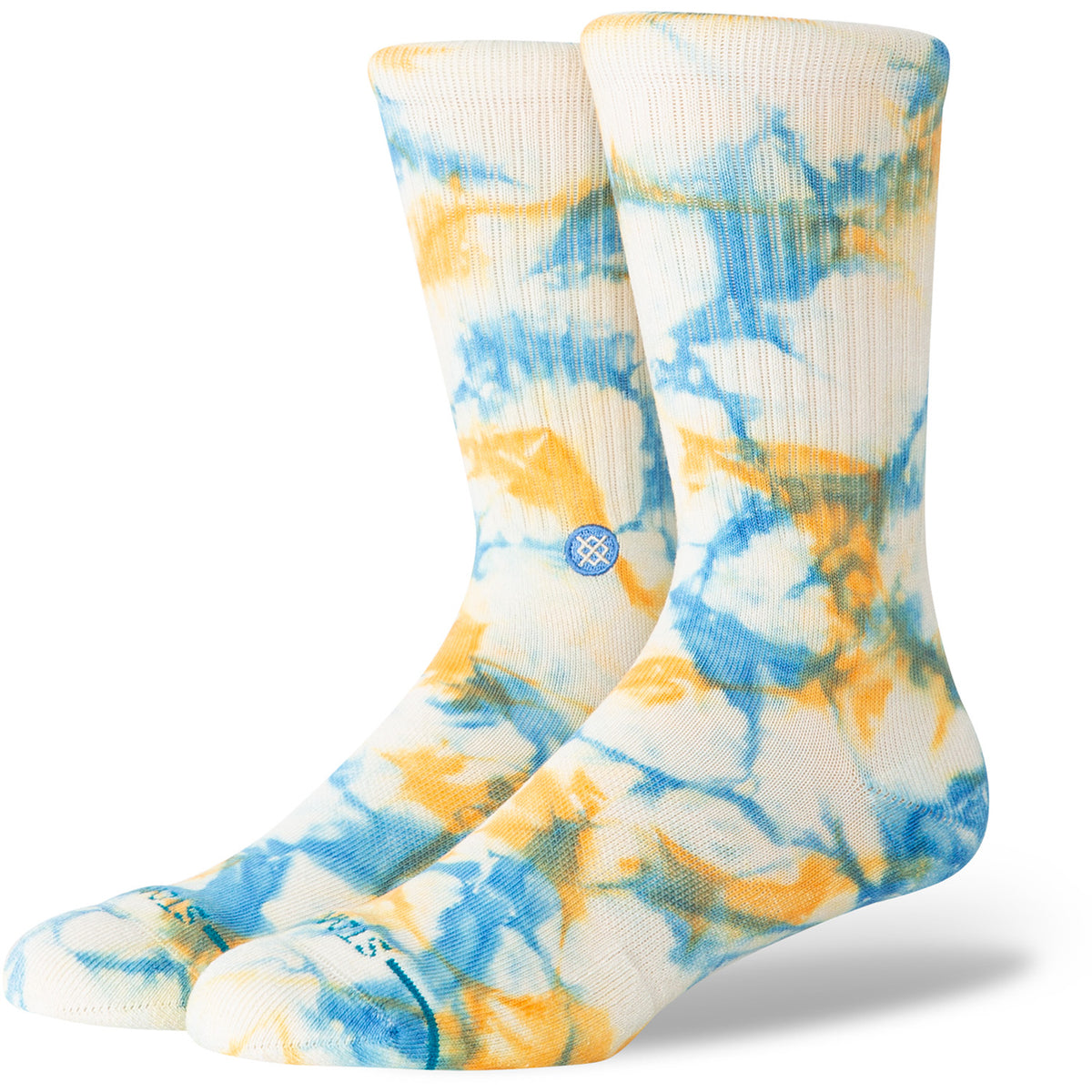 Stance Spotty Dye Crew Socks Mango