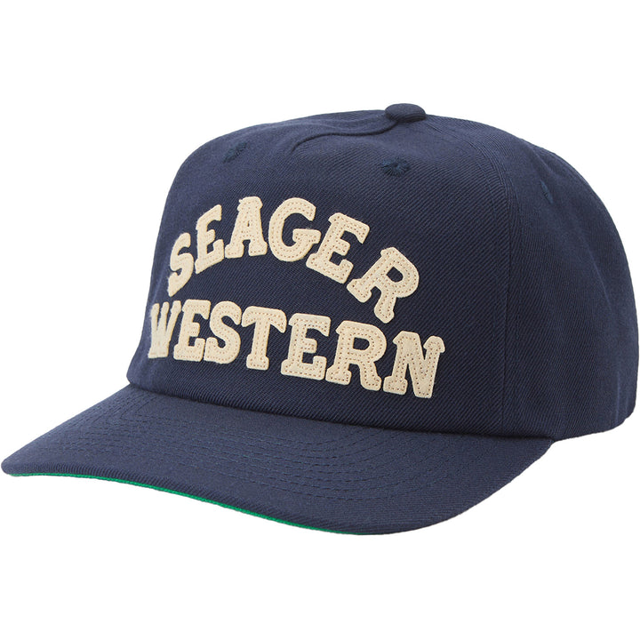 Seager Western Snapback Hat Navy