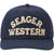 Seager Western Snapback Hat Navy