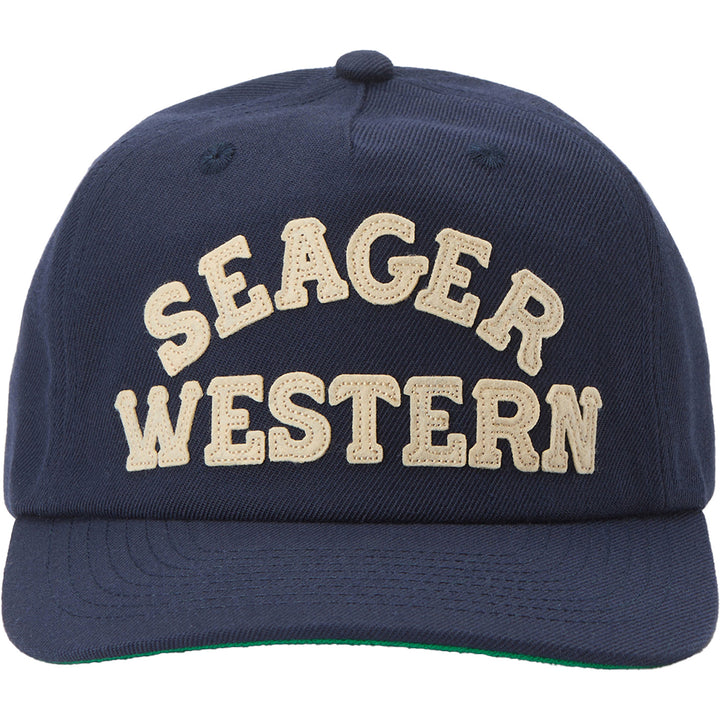 Seager Western Snapback Hat Navy