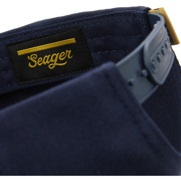 Seager Western Snapback Hat Navy