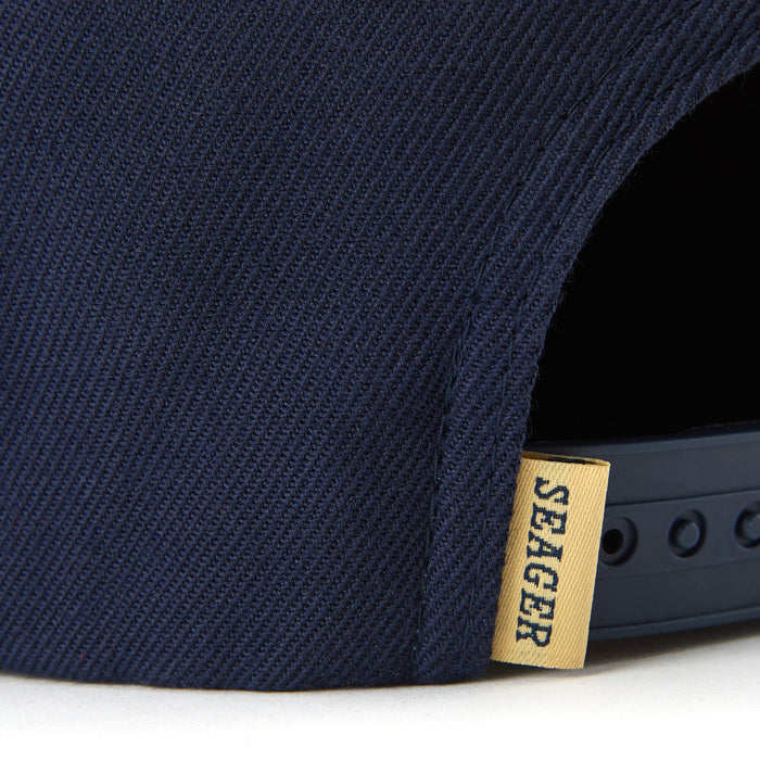 Seager Western Snapback Hat Navy