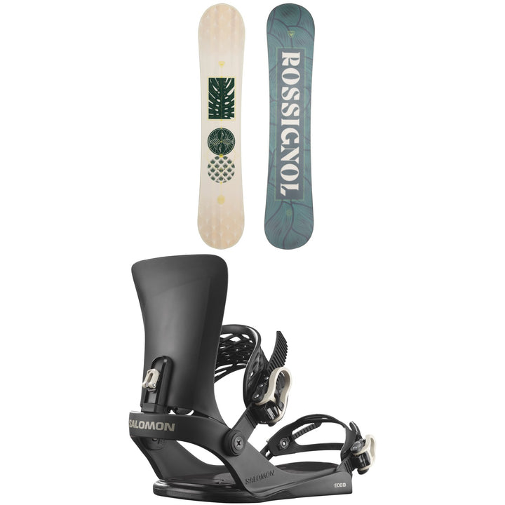 Rossignol Soulside Snowboard + Salomon EDB X Snowboard Bindings - Women's
