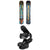 Rossignol Ampage Vol.1 Snowboard + Arbor Hemlock Snowboard Bindings