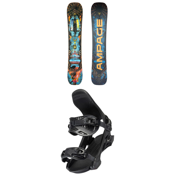 Rossignol Ampage Vol.1 Snowboard + Arbor Hemlock Snowboard Bindings