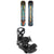 Rossignol Ampage Vol.1 Snowboard + Bent Metal Anvil Snowboard Bindings 2026