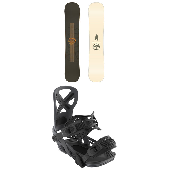 Arbor Draft Snowboard + Bent Metal Anvil Snowboard Bindings 2026