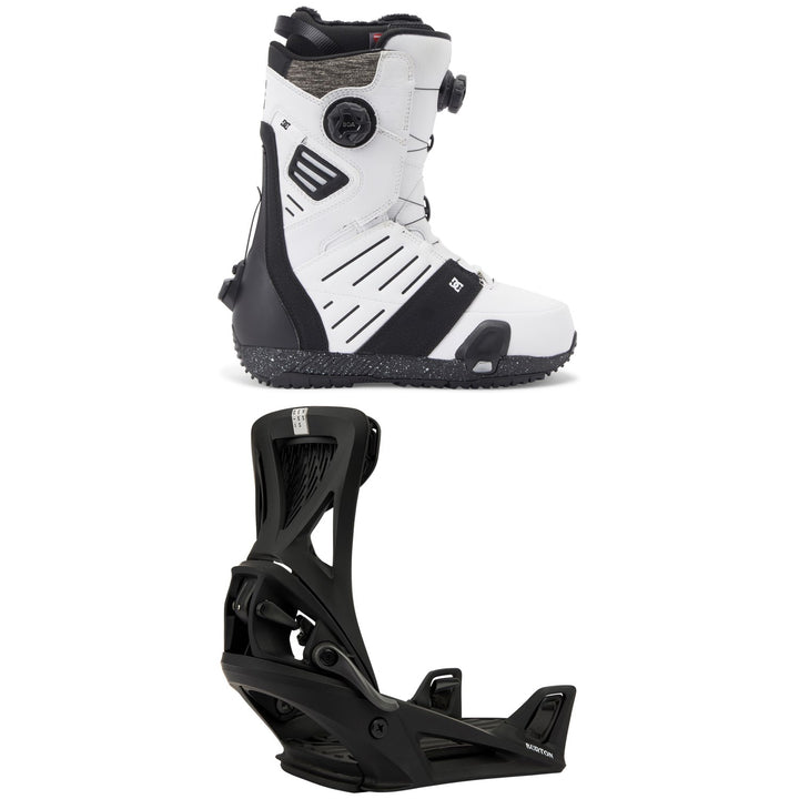 DC Judge Step On Snowboard Boots + Burton Step On Genesis Snowboard Bindings