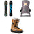 GNU Free Spirit C3 Snowboard + Bent Metal Stylist Snowboard Bindings + Vans Luna Ventana Pro Snowboard Boots - Women's