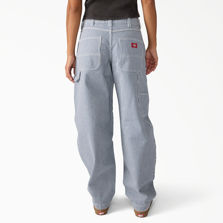 Dickies Hickory Loose Straight Carpenter Pants - Women's Retro Indigo