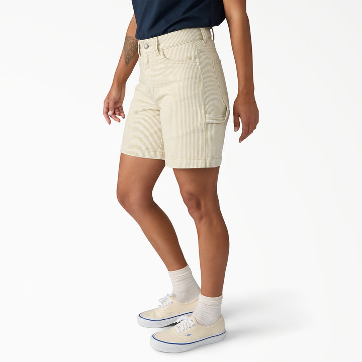 Dickies 7" Hickory Carpenter Shorts - Women's Eucalyptus