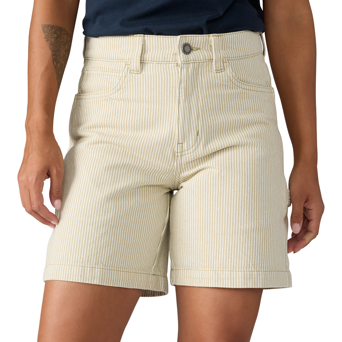 Dickies 7" Hickory Carpenter Shorts - Women's Eucalyptus